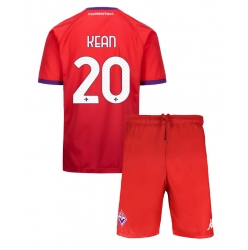 Fiorentina Moise Kean #20 3rd trikot Kinder 2024-25 Kurzarm (+ kurze hosen)