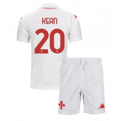 Fiorentina Moise Kean #20 Auswärtstrikot Kinder 2024-25 Kurzarm (+ kurze hosen)