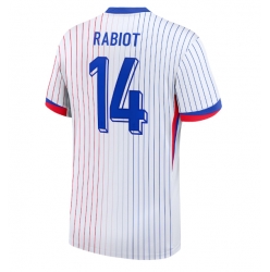 Frankreich Adrien Rabiot #14 Auswärtstrikot EM 2024 Kurzarm