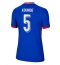 Frankreich Jules Kounde #5 Heimtrikot Frauen EM 2024 Kurzarm