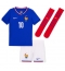 Frankreich Kylian Mbappe #10 Heimtrikot Kinder EM 2024 Kurzarm (+ kurze hosen)