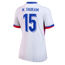 Frankreich Marcus Thuram #15 Auswärtstrikot Frauen EM 2024 Kurzarm