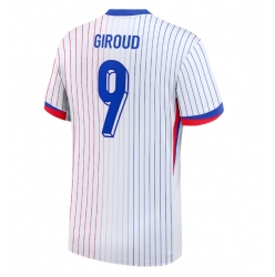 Frankreich Olivier Giroud #9 Auswärtstrikot EM 2024 Kurzarm