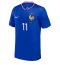 Frankreich Ousmane Dembele #11 Heimtrikot EM 2024 Kurzarm