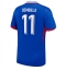 Frankreich Ousmane Dembele #11 Heimtrikot EM 2024 Kurzarm