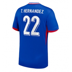 Frankreich Theo Hernandez #22 Heimtrikot EM 2024 Kurzarm