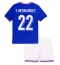 Frankreich Theo Hernandez #22 Heimtrikot Kinder EM 2024 Kurzarm (+ kurze hosen)