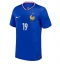 Frankreich Youssouf Fofana #19 Heimtrikot EM 2024 Kurzarm