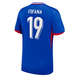 Frankreich Youssouf Fofana #19 Heimtrikot EM 2024 Kurzarm