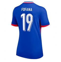 Frankreich Youssouf Fofana #19 Heimtrikot Frauen EM 2024 Kurzarm