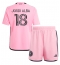 Inter Miami Jordi Alba #18 Heimtrikot Kinder 2024-25 Kurzarm (+ kurze hosen)