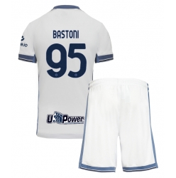 Inter Milan Alessandro Bastoni #95 Auswärtstrikot Kinder 2024-25 Kurzarm (+ kurze hosen)