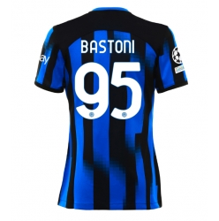 Inter Milan Alessandro Bastoni #95 Heimtrikot Frauen 2023-24 Kurzarm