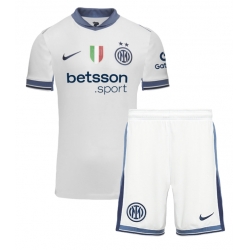 Inter Milan Auswärtstrikot Kinder 2024-25 Kurzarm (+ kurze hosen)