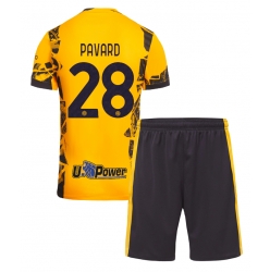 Inter Milan Benjamin Pavard #28 3rd trikot Kinder 2024-25 Kurzarm (+ kurze hosen)