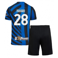 Inter Milan Benjamin Pavard #28 Heimtrikot Kinder 2024-25 Kurzarm (+ kurze hosen)