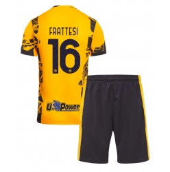 Inter Milan Davide Frattesi #16 3rd trikot Kinder 2024-25 Kurzarm (+ kurze hosen)