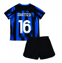 Inter Milan Davide Frattesi #16 Heimtrikot Kinder 2023-24 Kurzarm (+ kurze hosen)