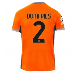 Inter Milan Denzel Dumfries #2 3rd trikot 2023-24 Kurzarm