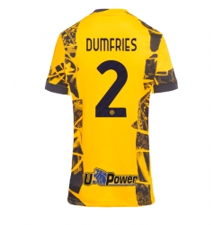 Inter Milan Denzel Dumfries #2 3rd trikot Frauen 2024-25 Kurzarm