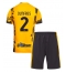 Inter Milan Denzel Dumfries #2 3rd trikot Kinder 2024-25 Kurzarm (+ kurze hosen)