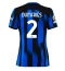 Inter Milan Denzel Dumfries #2 Heimtrikot Frauen 2023-24 Kurzarm