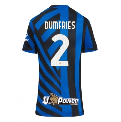 Inter Milan Denzel Dumfries #2 Heimtrikot Frauen 2024-25 Kurzarm