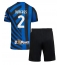 Inter Milan Denzel Dumfries #2 Heimtrikot Kinder 2024-25 Kurzarm (+ kurze hosen)