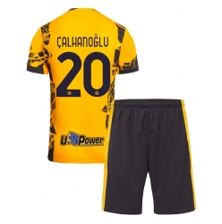 Inter Milan Hakan Calhanoglu #20 3rd trikot Kinder 2024-25 Kurzarm (+ kurze hosen)