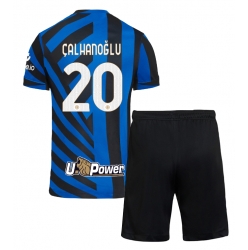 Inter Milan Hakan Calhanoglu #20 Heimtrikot Kinder 2024-25 Kurzarm (+ kurze hosen)