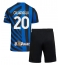 Inter Milan Hakan Calhanoglu #20 Heimtrikot Kinder 2024-25 Kurzarm (+ kurze hosen)