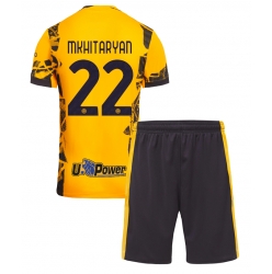 Inter Milan Henrikh Mkhitaryan #22 3rd trikot Kinder 2024-25 Kurzarm (+ kurze hosen)