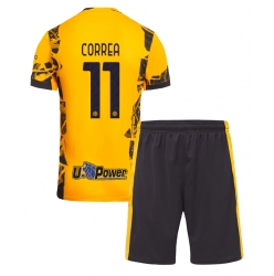 Inter Milan Joaquin Correa #11 3rd trikot Kinder 2024-25 Kurzarm (+ kurze hosen)