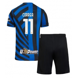 Inter Milan Joaquin Correa #11 Heimtrikot Kinder 2024-25 Kurzarm (+ kurze hosen)