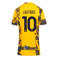 Inter Milan Lautaro Martinez #10 3rd trikot Frauen 2024-25 Kurzarm