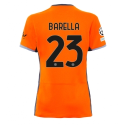 Inter Milan Nicolo Barella #23 3rd trikot Frauen 2023-24 Kurzarm