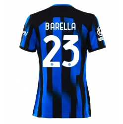 Inter Milan Nicolo Barella #23 Heimtrikot Frauen 2023-24 Kurzarm