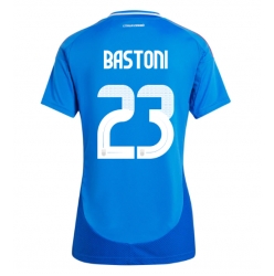 Italien Alessandro Bastoni #23 Heimtrikot Frauen EM 2024 Kurzarm