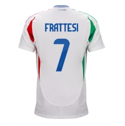 Italien Davide Frattesi #7 Auswärtstrikot EM 2024 Kurzarm