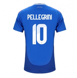 Italien Lorenzo Pellegrini #10 Heimtrikot EM 2024 Kurzarm