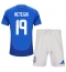 Italien Mateo Retegui #19 Heimtrikot Kinder EM 2024 Kurzarm (+ kurze hosen)