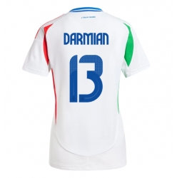 Italien Matteo Darmian #13 Auswärtstrikot Frauen EM 2024 Kurzarm