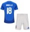 Italien Nicolo Barella #18 Heimtrikot Kinder EM 2024 Kurzarm (+ kurze hosen)