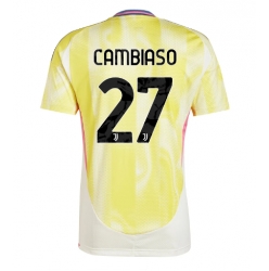 Juventus Andrea Cambiaso #27 Auswärtstrikot 2024-25 Kurzarm