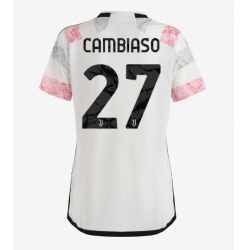 Juventus Andrea Cambiaso #27 Auswärtstrikot Frauen 2023-24 Kurzarm