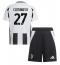 Juventus Andrea Cambiaso #27 Heimtrikot Kinder 2024-25 Kurzarm (+ kurze hosen)