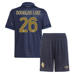 Juventus Douglas Luiz #26 3rd trikot Kinder 2024-25 Kurzarm (+ kurze hosen)