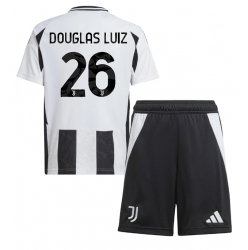 Juventus Douglas Luiz #26 Heimtrikot Kinder 2024-25 Kurzarm (+ kurze hosen)