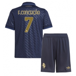 Juventus Francisco Conceicao #7 3rd trikot Kinder 2024-25 Kurzarm (+ kurze hosen)