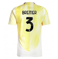 Juventus Gleison Bremer #3 Auswärtstrikot 2024-25 Kurzarm